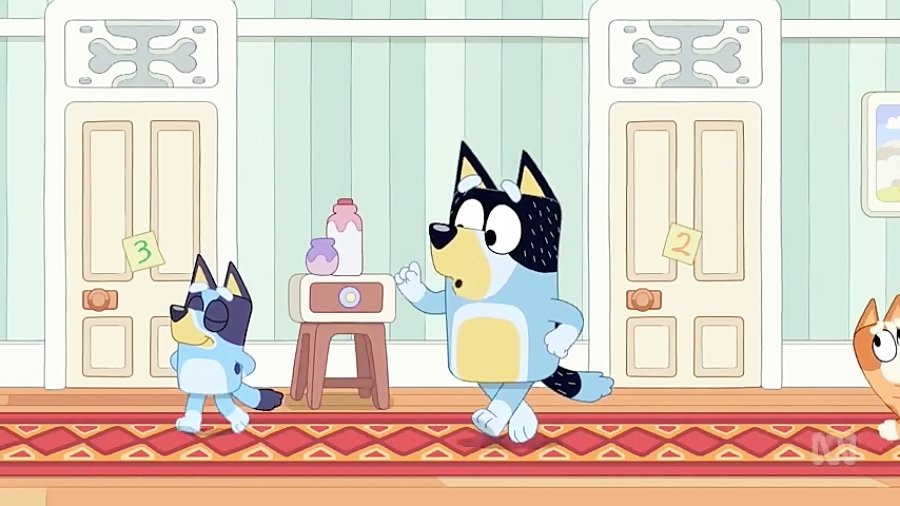 انیمیشن Bluey - فصل 1 قسمت 10 - Hotel